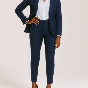 BLUE SINGLE BREASTED SUIT & TROUSERS