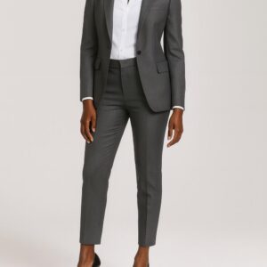 GREY SINGLE BREASTED SUIT & TROUSERS