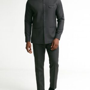 GREY SENATOR SHACKET TWO-PIECE