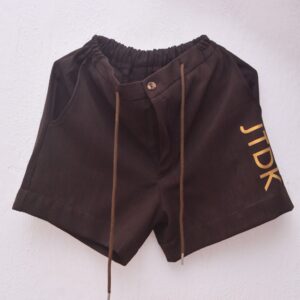 BROWN JTDK SHORTS WITH DRAW STRING WAIST