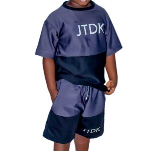 JTDK GREY/BLACK TWO-PIECE SHORTS
