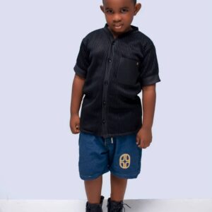 JTDK-LOGO BLACK MESH SHIRT