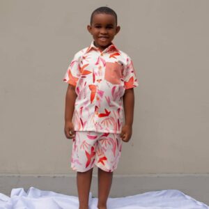 PEACH BEACH TWO-PIECE SHORTS